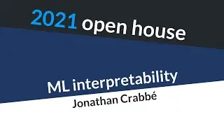 2021 open house - ML interpretability (Jonathan Crabbé)