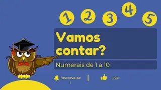 Aprendendo a contar de 1 a 10