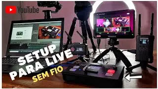Feelworld LIVE PRO / Hollyland MARS 400S PRO / Setup LIVE SEM FIO
