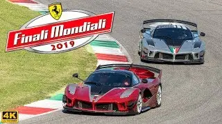 FERRARI XX PROGRAMMES PURE SOUND (FXX-K EVO, FXX, 599XX) - FINALI MONDIALI [2019 4K]