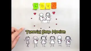How to make animation using phone- tutorial stop motion  How to make stop motion on android