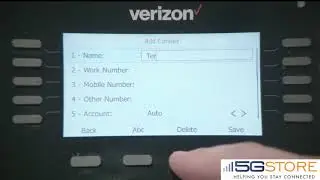 5Gstore One Talk T46 Add Contact