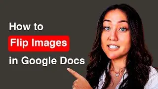 How to flip image in Google docs