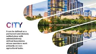 How to make Easy PowerPoint title slide for Free 🔥 City Slide Design