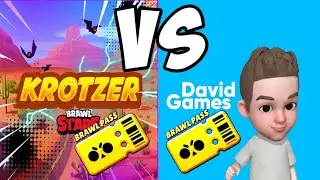 САМАЯ КРУТАЯ БИТВА БРАВЛ ПАССОВ! DAVID GAMES vs KROTZER! BRAWL STARS