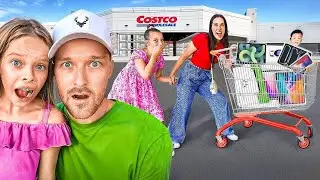 NO BUDGET COSTCO SHOPPING CHALLENGE🫣 (RUNNING INSIDE STORE)