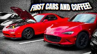 I Took My Miata to Cars and Coffee!
