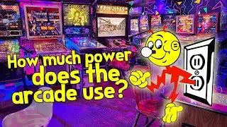 How Much Power Does the Arcade Use? Using Emporia to track it.