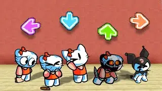 FNF Character Test | Gameplay VS Minecraft Animation | Hell On Kitty (FNF Mod) (Hello Kitty/Horror)