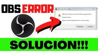 ✅ SOLUCIÓN! 👉 ERROR ❌ OBS files are being used by the following applications 【 Tutorial Español】