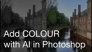 How to colourise black and white photos using AI in Photoshop
