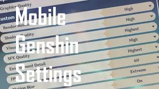 My Mobile Genshin Graphic Setting Revealed!