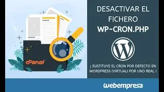 Cómo desactivar cron WordPress - Fichero wp-cron.php