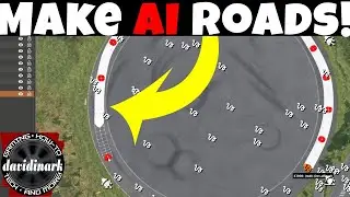 BeamNG Drive - How to MAKE AI ROADS! Create Decal Roads for AI Drivers. BeamNG Drive tutorial