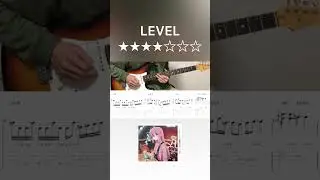Bocchi The Rock! - Flashbacker (guitar solo cover with tabs)