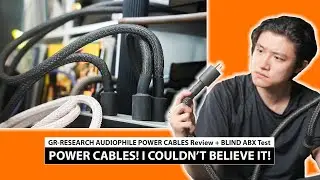 How To Hear a Difference with Affordable Audiophile Power Cables by GR-Research 😲 + BLIND ABX TEST