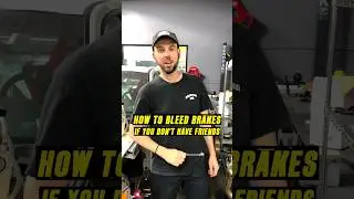 No Friends? How to bleed your brakes anyway