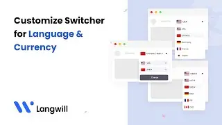 How to customize your Shopify store Language & Currency Switcher - langwil