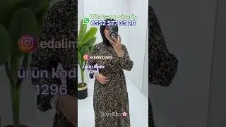 Yeni sezonun gözdesi efil efil elbisemiz ❤️‍🔥 ürün kodu:1296