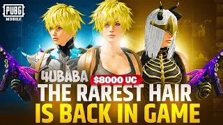 The RaReST HAIR IS BACK IN GAME 🔥🔥🔥 #4ubaba #pubgmobile #battleroyalegame