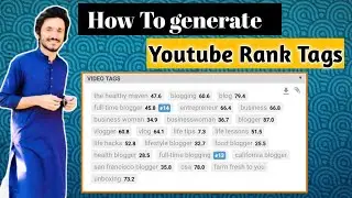 How To Quickly Generate Youtube rank tags | How to find rank keywords