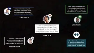 Fancy Modern Quotes with Profile Picture  | MoGRT Template for Premiere Pro 2023