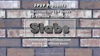 ProShow Producer Transitions: Slabs, from FPVP