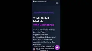 MACRO ASSETS 24/7 SCAM- Watch This To Withdrawal 