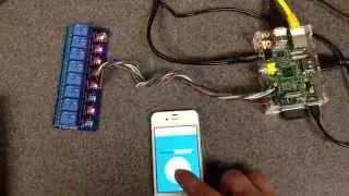 Raspberry pi 8 Channel Relay on the Iphone