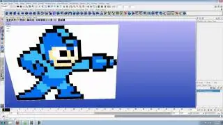 Maya 2010 8Bit Character Tutorial (2 of 3)