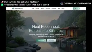 Wellness & Yoga Retreat Website Design | Get More Bookings