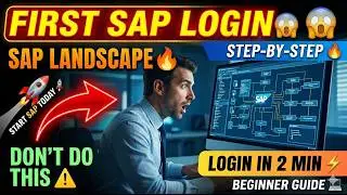 How to Login First Time in SAP |Step-by-Step Beginner Guide |SAP for Freshers 2026 