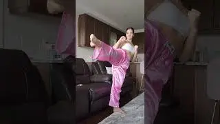 Martial Arts Kick Control Practice 🔥