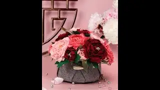 BAZIMA DIY Felt Flower Art Craft Kit——Peony Pot Making Tutorial