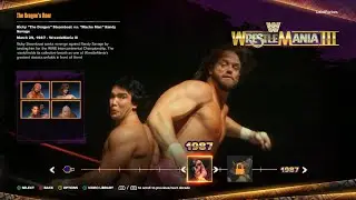 WWE 2K24 Wrestlemania Showcase One - Ricky "The Dragon" Steamboat vs "Macho Man" Randy Savage [4K]