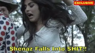 The BollywoodTollywood Squares - Shenaz Treasurywala Falls Into Cow SHIT EXCLUSIVE