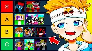 I Ranked YouTuber SPRUNKI OC Characters...