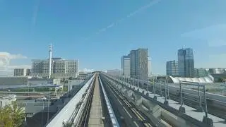 Yurikamome Line Toyosu to Shimabshi 4k DJI Osmo Pocket 3 ASMR