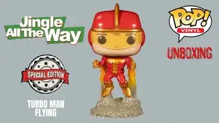 Turbo Man Flying Funko Pop Vinyl Jingle All The Way Special Edition Exclusive Arnold Schwarzenegger