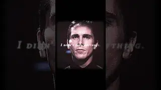 I didn't feel anything. | Equilibrium