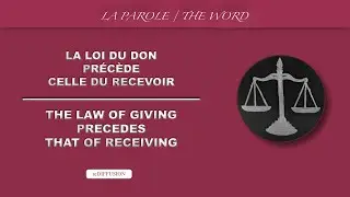 LA LOI DE RECEVOIR EST GOUVERNÉE PAR CELLE DU DON 🗣 | La PAROLE ! | reDIFFUSION