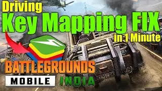 BGMI Bluestacks Simple Driving Key Mapping FIX in One Minute