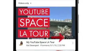 YouTube Premieres