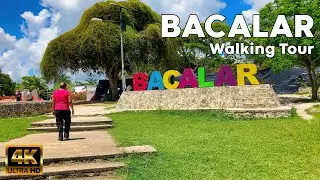 Bacalar Walking Tour in Quintana Roo, Mexico in 4K