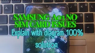 Samsung a03 no sim dedicate emargency,no service #Themobilerepair