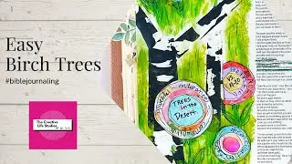 Easy Birch Tree Painting for Bible and Art Journaling _ Illustrating Bible _ Isaiah