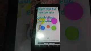 Mostrando os fidgets que vou comprar  (quando chega eu mostro)