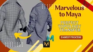 Marvelous to maya, How to get clean and good Topology. (HINDI)