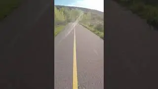 Cornering on a bicycle. Cochrane Biking Trails, Glenbow Ranch -  Glenbow Trail, biking near Calgary