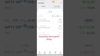 Intraday short straddle on nifty on expiry day 